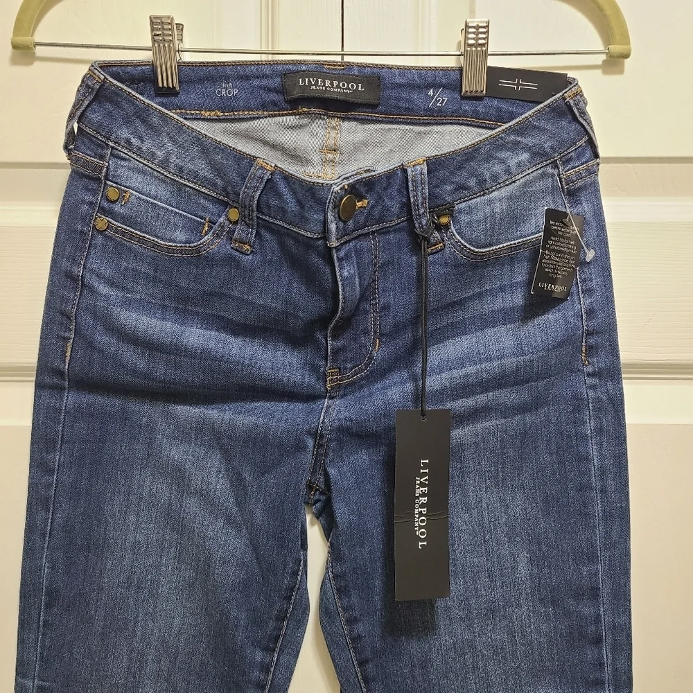 Liverpool “the Crop” Jeans size 4/27 nwt‎